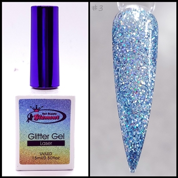 Glamour GLITTER Gel Laser # 3