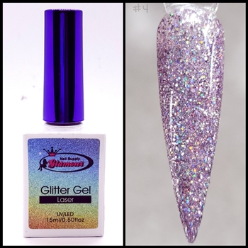 Glamour GLITTER Gel Laser # 4