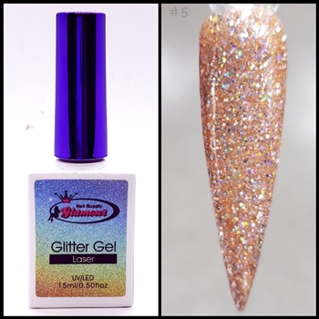 Glamour GLITTER Gel Laser # 5