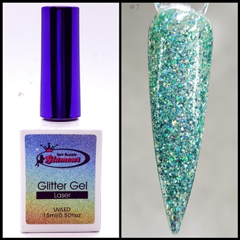 Glamour GLITTER Gel Laser # 7