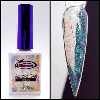 Glamour AURORA GEL Flakes # 3