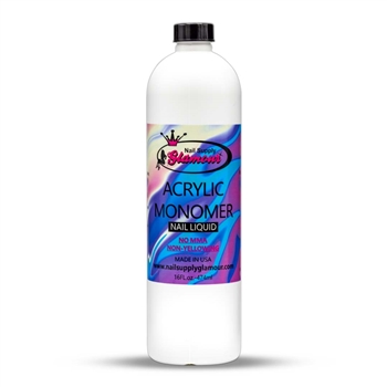 Glamour Acrylic Monomer Nail Liquid 16 oz.