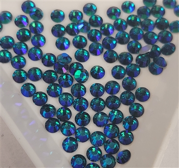 Crystals ss3 ( blue zircon AB ) 144 pcs # 3