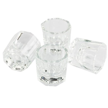 GLASS DAPPEN DISH SET OF 4