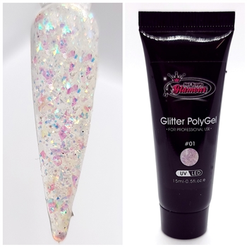 Glitter Poly Gel #001