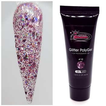 Glitter Poly Gel #010