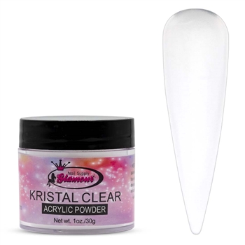 Glamour KRISTAL CLEAR Acrylic Powder 1 oz.