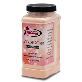 Glamour NATURAL PINK COVER Acrylic Powder 16 oz.