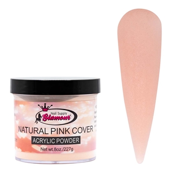 Glamour NATURAL PINK COVER Acrylic Powder 8 oz.