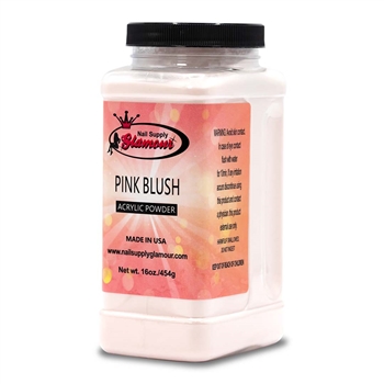 Glamour PINK BLUSH Acrylic Powder 16 oz.