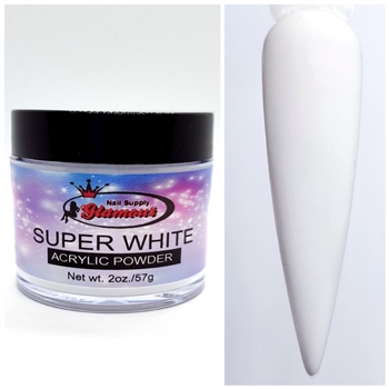 Glamour SUPER WHITE Acrylic Powder 2 oz.