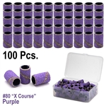 Purple Sanding Bands (80/X Coarse) 100pcs