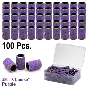 Purple Sanding Bands (80/X Coarse) 100pcs