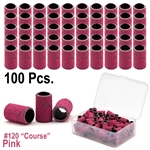 Red Sanding Bands (120/Coarse) 100pcs