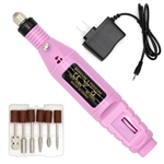 PRACTICE Nail Drill with Drill Bit kit (PINK)