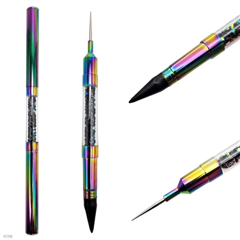 Titanium 2 In 1 BLACK Wax Pencil/Nail Art Pen