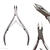 CUTICLE NIPPER (Silver) 1 / 2 jaw