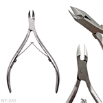 CUTICLE NIPPER (Silver) 1 / 2 jaw