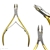 CUTICLE NIPPER (Gold) 1 / 2 jaw