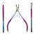 Rainbow Cuticle NIPPER / Cuticle PUSHER ( 3pc SET )