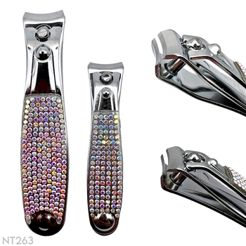 Diamonds Silver Nail Clippers (Curved) 2 pcs set