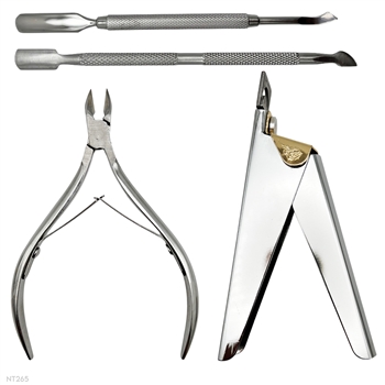 Silver NAIL TIP CUTTER (4 pc Set)