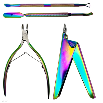 Rainbow NAIL TIP CUTTER (4 pc Set)