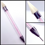 Pink 2 In 1 Wax Pencil/Nail Art Pen