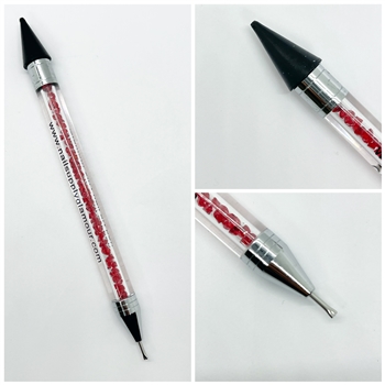 Red 2 In 1 Wax Pencil/Nail Art Pen