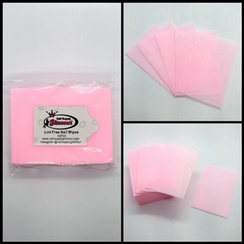 Glamour LINT FREE Nail Wipes 100 pc