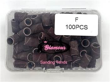 Glamour DARK BROWN Sanding Bands (FINE) 100 pcs