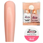 NUDES Gel Polish / Nail Lacquer DUO DUSTY PINK # 40