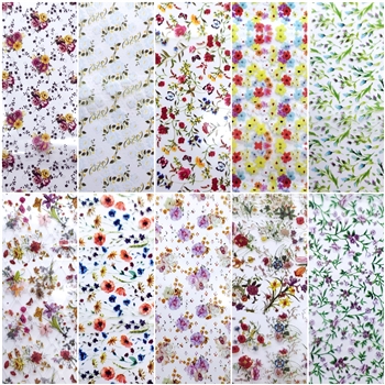 Flowers Foil Transfer set (10 designs) # 20