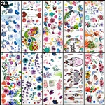 ROSES/ FLOWERS MIX Foil Transfer set of 10 designs #29