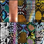 SNAKE SKIN Foil Transfer set (10 designs) # 35