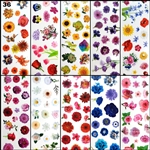 FLOWERS MIX Foil Transfer set (10 designs) # 36