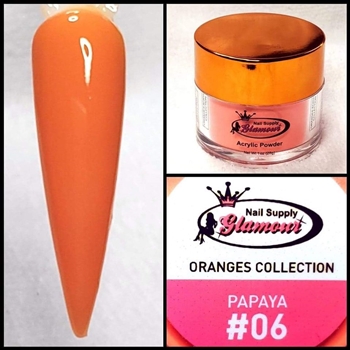 Glamour ORANGES Acrylic collection