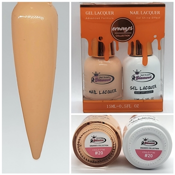 ORANGES Gel Polish / Nail Lacquer DUO COULD IT BE # 20