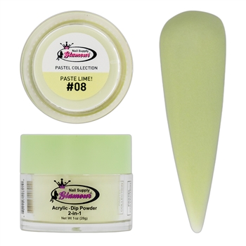 2 in 1 Acrylic & Dip PASTEL Collection PASTE LIME! #08 1oz