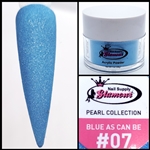 Glamour PEARL Acrylic collection BLUE AS CAN BE 1 oz #07