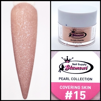Glamour PEARL Acrylic collection COVERING SKIN 1 oz #15