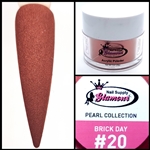 Glamour PEARL Acrylic collection BRICK DAY 1 oz #20