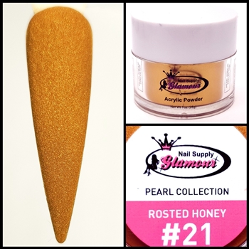 Glamour PEARL Acrylic collection ROSTED HONEY 1 oz #21