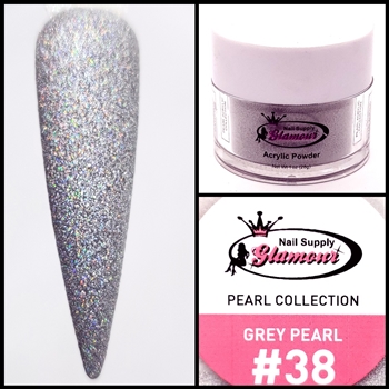 Glamour PEARL Acrylic collection GREY PEARL 1 oz #38