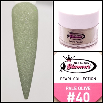 Glamour PEARL Acrylic collection PALE OLIVE 1 oz #40