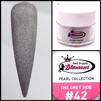 Glamour PEARL Acrylic collection THE GREY SIDE 1 oz #42