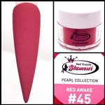 Glamour PEARL Acrylic collection RED AWAKE 1 oz #45