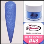 Glamour PEARL Acrylic collection ALL THE WAY BLUE 1 oz #48