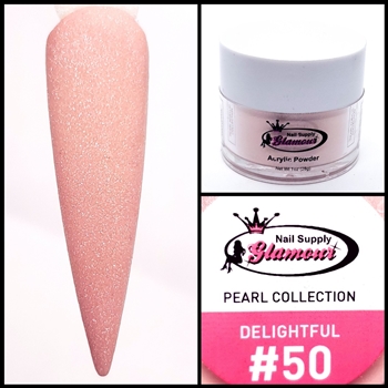 Glamour PEARL Acrylic collection DELIGHTFUL 1 oz #50