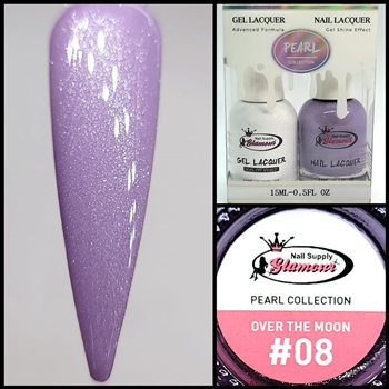 PEARL Gel Polish / Nail Lacquer DUO OVER THE MOON #08